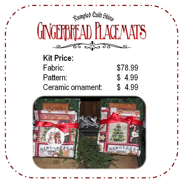 Gingerbread Placemats Kit