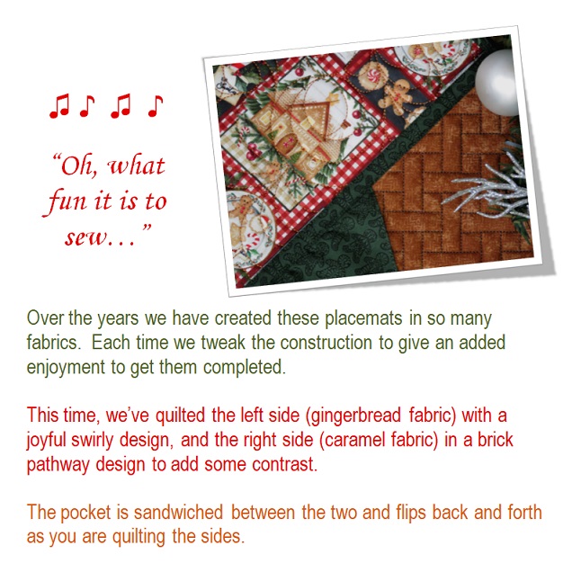 Gingerbread Placemats